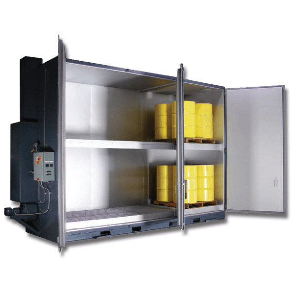 Electric Drum & Tote Heaters Our Drum Ovens Will Precisely Heat up to 32 Drums or 8 Totes